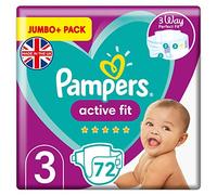 Pampers Active Fit, Size 3, 72 Count