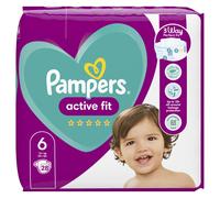 Pampers Active Fit Size 6, 28 Nappies, 13 kg+, Essential Pack, 28-Count