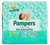 Pampers Baby-Dry 2 3-6 Kg 24 Pieces Diapers Made In Italy