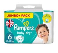 Pampers Baby Dry Diapers Gr. 6 (13-18 kg), for breathable dryness, jumbo + pack