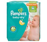 Pampers Baby-Dry Even Drier Nappies Monthly Saving Pack - Size 4+, Pack of 152