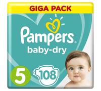 Pampers Baby Dry Giga Pack Size 5 Giga Pack 108 Nappies