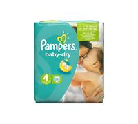 Pampers Baby-Dry Nappies/Diapers/Nepkins│Size 4│9-14kgs/20-31lbs│25pcs