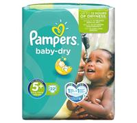 Pampers Baby Dry Nappies (Pack of 22)