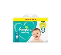 Pampers Baby Dry Nappies, Size 4