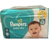 44 Pampers Baby Dry Nappies ~ Size 4 ~ 9-14kg
