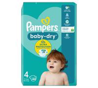 Pampers Baby-Dry Nappies Size 4 44 Pack