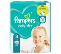 Pampers Baby-Dry Nappies Size 8 (27 Nappies)