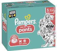 Pampers Baby-Dry Pants Taille 5 (12-17 kg), 160 couches-culottes BAbA, Pack 1 Mois, Adition PatPatrouille A la Rescousse contre les Fuites, Faciles A