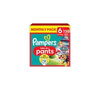 Pampers Baby-Dry Nappy Pants Paw Patrol Edition Size 6, 138 Nappies, 14kg-19kg, Monthly Pack, with Our 360 Pants Fit to Help Prevent Leaks