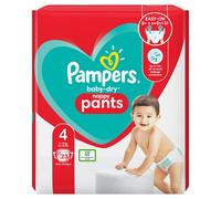 Pampers Baby-Dry Nappy Pants Disposable Cotton Nappies - Size 4 - Travel 23 Pack