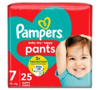 Pampers Baby-Dry Nappy Pants Size 7 25 Pack