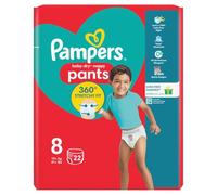 Pampers Baby-Dry Nappy Pants Size 8, 22 Nappies, 19kg+