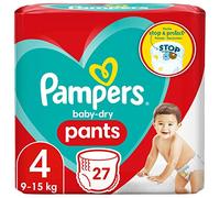 Pampers Baby-Dry Pants Size 4 (9-15kg) Pack of 27