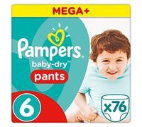 Pampers Baby-Dry Pants - Size 6, Pack of 76