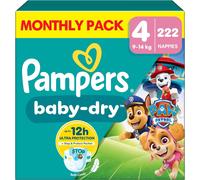 Pampers Baby-Dry Paw Patrol Edition Size 4, 222 (New) 4 (222 count)