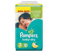 Pampers Baby Dry Size 3 Midi 4-9kg Giga Pack 136 Diapers