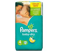 Pampers Baby-Dry Size 4, 9-14kg, 44 Nappies