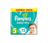 Pampers Baby Dry Taped Size 5 Jumbo Pack 72s