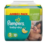 Pampers Baby Dry Taped Size 5 Jumbo Pack 72s