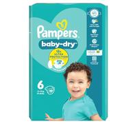 Pampers Baby Dry Size 6 XL Nappies 19 Pack