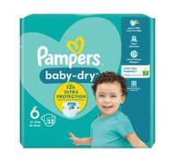 PAMPERS BABY Dry SIZE 6 BAG 33 NAPPIES 12 Hour Ultra Protection Nappy 13kg-18kg