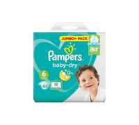 Pampers Baby Dry Taped Size 6 Jumbo Pack