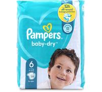 Pampers Baby Dry Nappies Extra Large Size 6 19