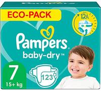 Pampers Baby-Dry Size 7 123 Nappies