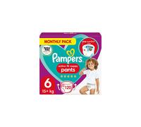 Pampers Baby Nappy Pants Size 6 (15+ kg/33 Lb), Active Fit, 120 Nappies, MONTHLY SAVINGS PACK, Pampers' Trusted Fit