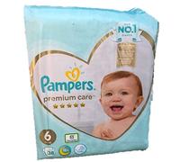 Pampers Diaper Size 6 (13+ kg), Premium Care Diapers, 38 Pcs, Comfort and Sensitive Skin Protection from Pampers