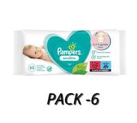 Pampers Sensitive Baby Wipes, single pack = 52 wipes