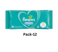 Pampers Fresh Clean Baby Wipes 52 Wipes - Pack-12