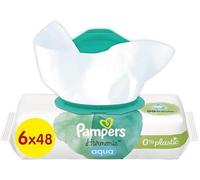 Pampers Harmonie Aqua Wet Wipes 6 Packs - 288 Wet Wipes