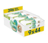 Pampers Harmonie Coco Baby Wipes Plastic Free 9 Packs of 44,