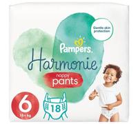 Pampers Harmonie Nappy Pants Size 6, 18 Nappies, 15kg+, Essential Pack
