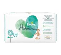 Pampers Harmonie Size 2, 39 Nappies, 4kg-8kg, Gentle Skin Protection and Plant-Based Ingredients, Essential Pack