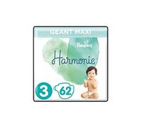 Pampers Harmony Size 3, 62 Diapers, 6kg-10kg
