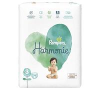 Pampers Harmony Size 3 74 Nappies 6-10 kg - Pack of 2