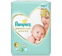 Pampers Nappies Size 2 (4-8 kg), Premium Care Nappies, Pack of 68, Best Comfort and Protection for Sensitive Skin Pampers