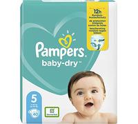 Pampers Nappies Size 5 (11-16 kg) - Baby-Dry, 40 Nappies, Up to 12 Hours Protection