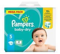 Pampers Nappies, Size 5, 76 Count, Baby, Overnight Protection, Disposable, Wate