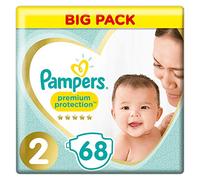 Pampers New Baby Diapers Size 2 (4-8 kg) - Jumbo Pack (x68 Diapers)