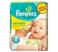 Pampers New Baby Nappies Size 0 (Micro), 1-2.5kg, Pack of 6 (6 x 24 Nappies)