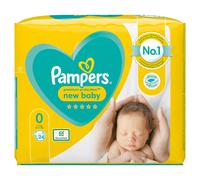 Pampers New Baby Size 0, 24 Newborn Nappies,