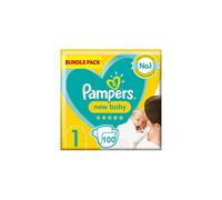 Pampers New Baby Size 1, 2 x 50 Nappies, 2kg-5kg, Monthly Box