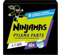 Pampers Ninjamas Boys Pyjama Pants, 60 Count, Age 4-7 Years
