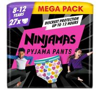 Pampers Ninjamas Mega Pack, Age 8-12 Years, 27 Count