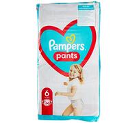 Pampers Pants Diapers Size 6 (14-19kg), 132 Pieces Diapers with Pocket Stop & Protect Anti Leaking Back