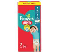 Pampers Baby-Dry Nappy Pants Size 7, 50 Nappies, 17kg+, Jumbo+ Pack
